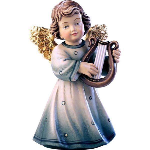 Sissi - Engel mit Lyra -Bemalt-Color-