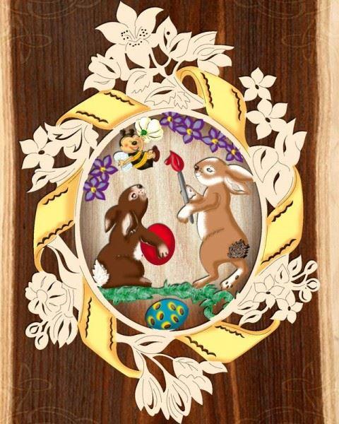 Osterhasen bemalen Eier