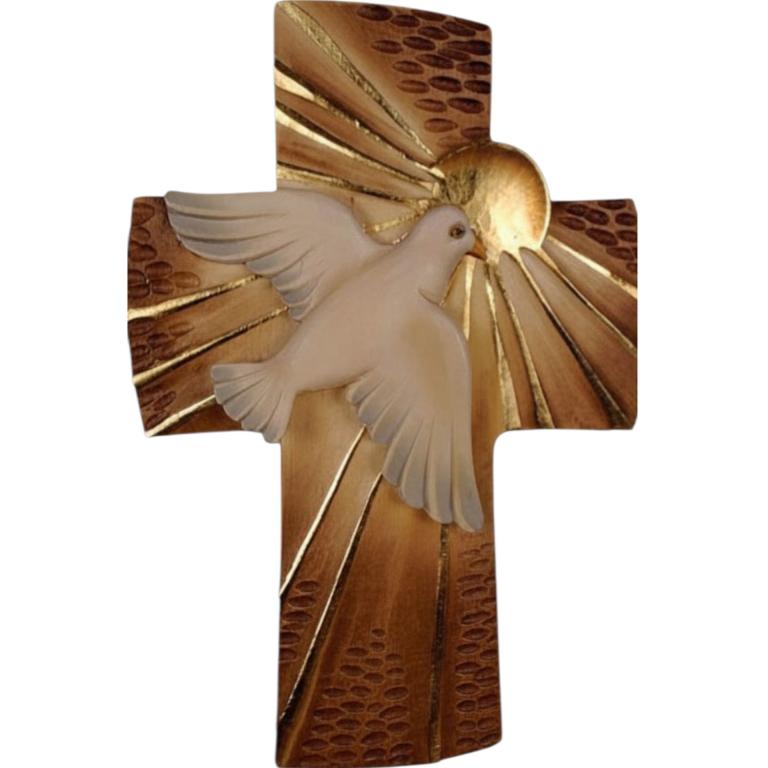 friedenskreuz holz taube kinderzimmer