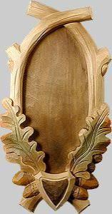 Trophäenschild für Rehbock 8106