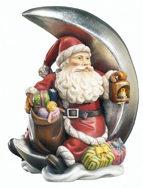 Weihnachtsmann mit Mond und Laterne 9007-K