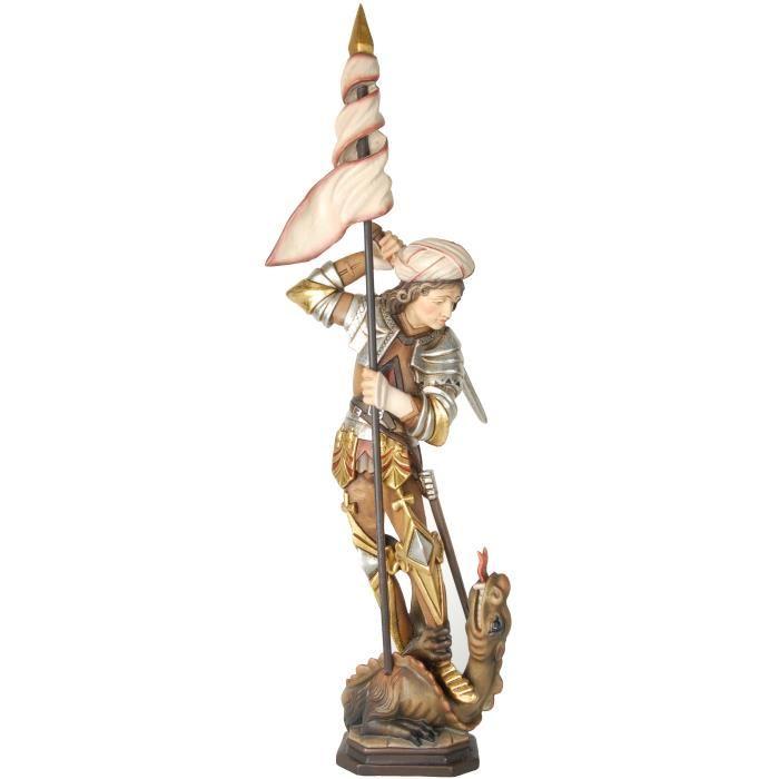 Hl. Florian „Pacher“ – holzgeschnitzte Heiligenfigur des Schutzpatrons der Feuerwehr