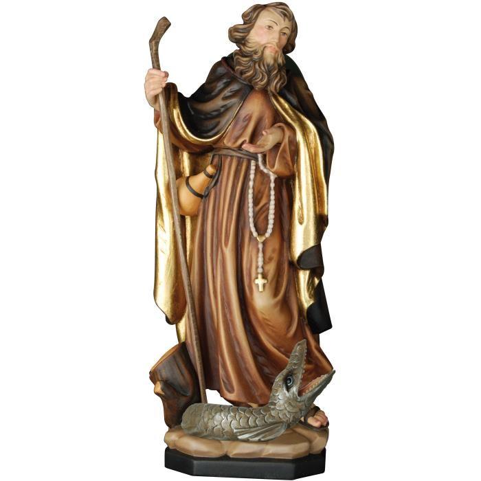 Hl. Jonas Holzfigur mit Ungeheuer holzgeschnitzt