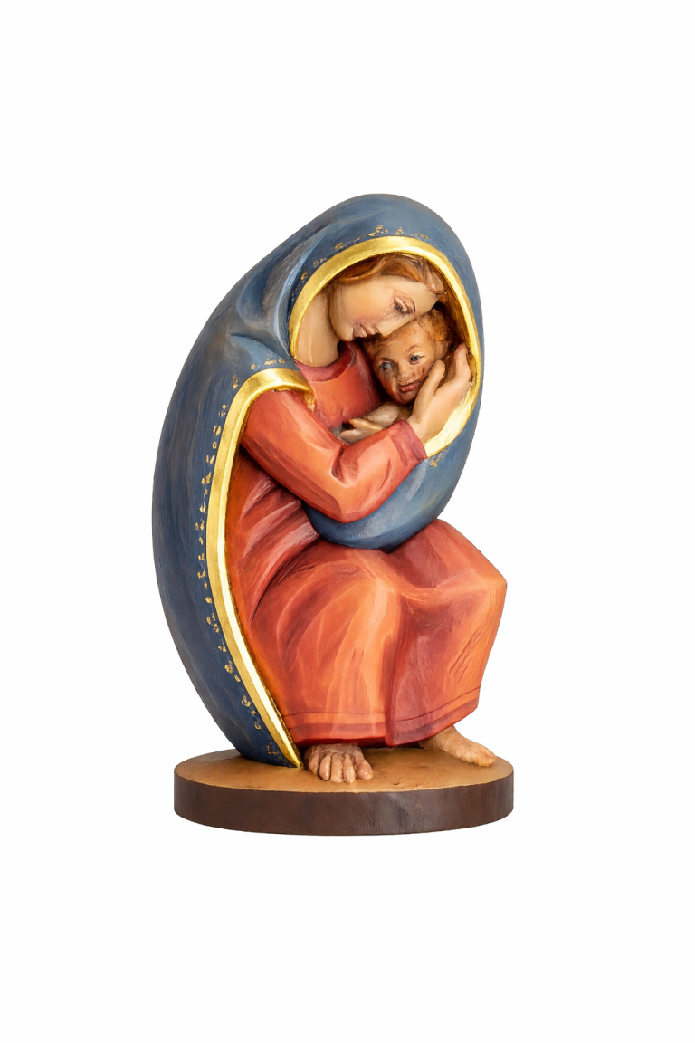 Stalingrad Madonna – Holzfigur -Marienfigur