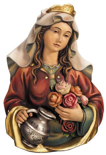 Hl. Elisabeth Brustbild-Relief-0252-KD