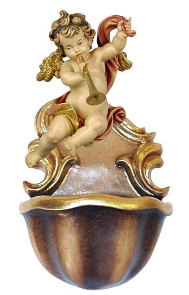Weihwasser-Becken mit Engel-Trompete