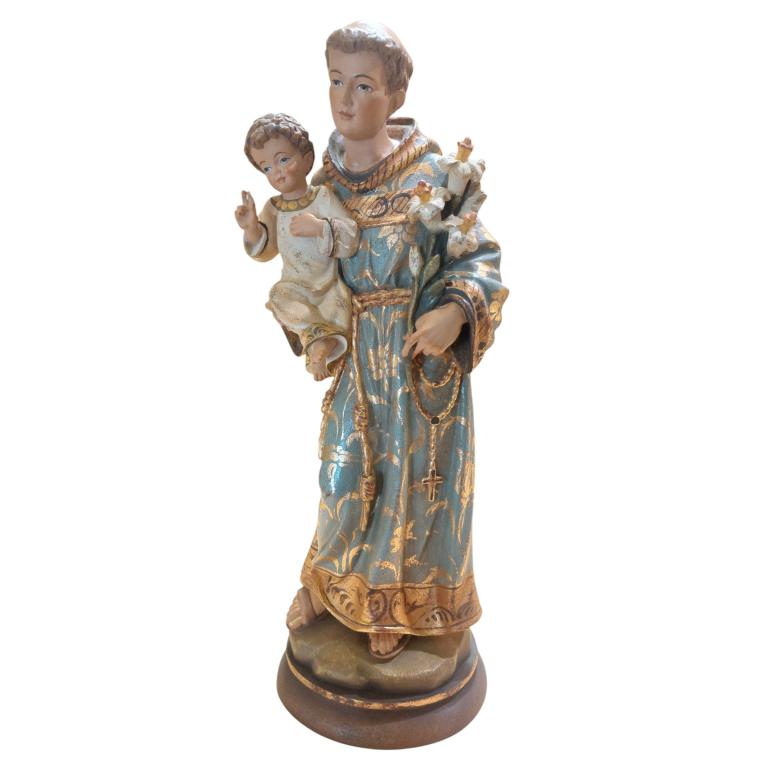 Heiliger Antonius Holzfigur geschnitzt