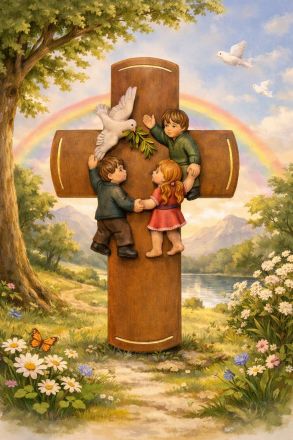 Kinderkreuze geschnitzt kaufen