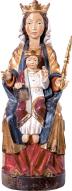 Madonna romanisch - Holzfigur geschnitzt-1018_6