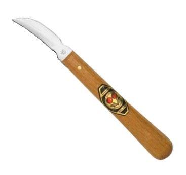 Schnitzmesser mit gerader Klinge und schräger Schn