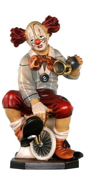 Clown mit Fahrrad