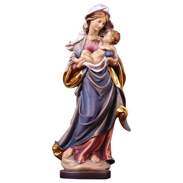mauchmadonna holz geschnitzt marienfigur gotik mit kind