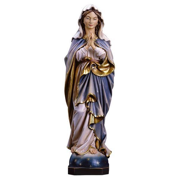 madonna immacolata betend holzschnitzerei marienfigur geschnitzt
