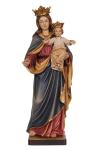 madonna mit kind und krone holzfigur geschnitzt marienfigur