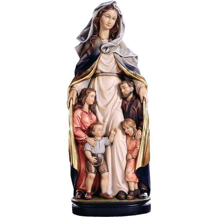 mutter der familie marienfigur holz geschnitzt madonna mit kind