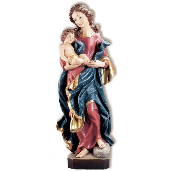 madonna gregor holz geschnitzt marienfigur mit kind