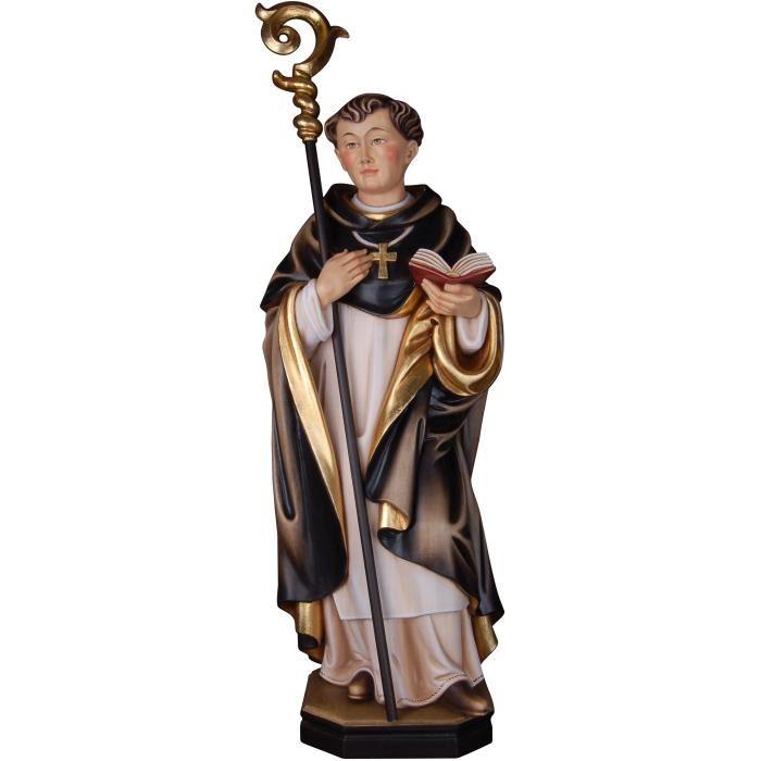 Hl. Dominikanerabt-Holzfigur
