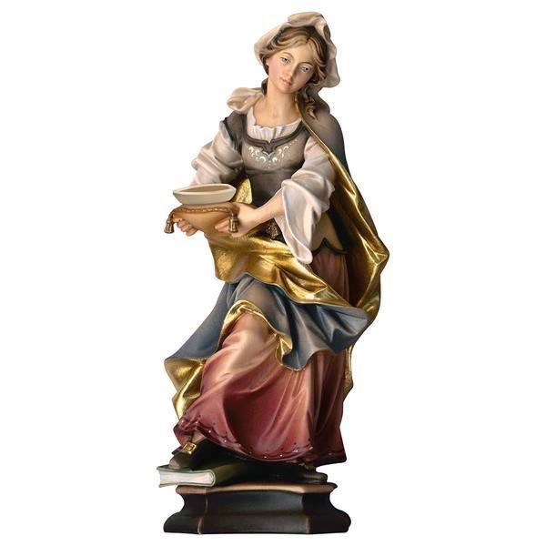 Hl. Ursula con Köln mit Schiff - Holzfigur-Color-jpg