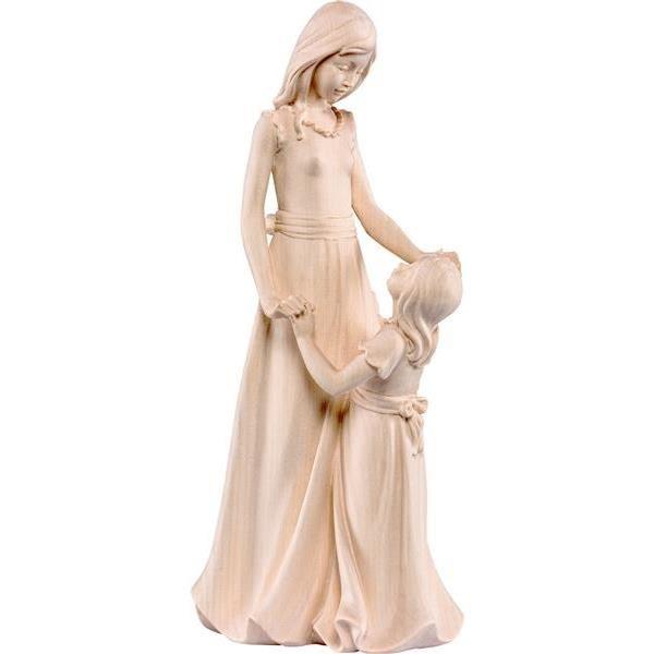 Die Freundschaft, Holzfigur naturbelassen