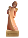 Holzengel mit Kerze zur Kommunion-Geschenk-
