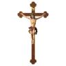 Kruzifix Nazarener Barockbalken- Color Rot-412000_56